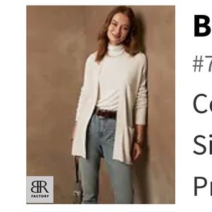 Banana Republic Belted Ribbed Cardigan